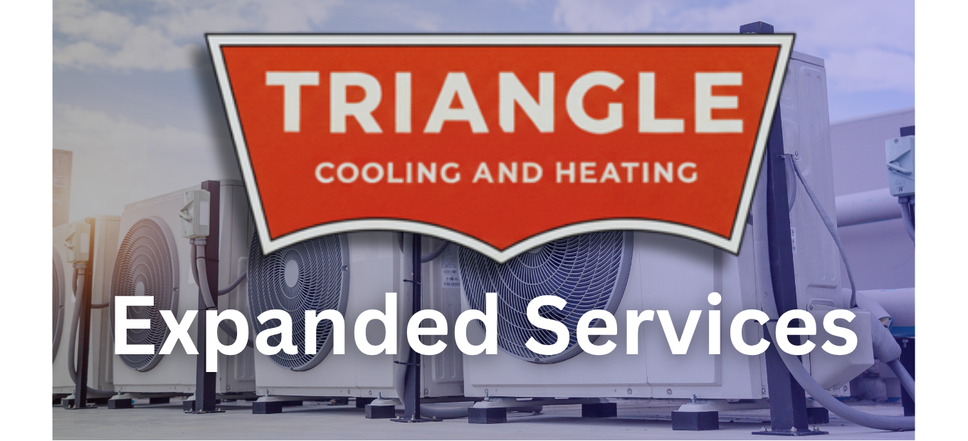 Triangle Cooling and Heating providing service to an HVAC Unit in Mesa, AZ